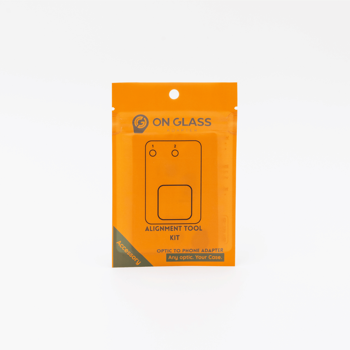 On Glass Alignment Tool and Tape Squares