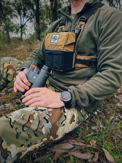 Stiver Quick Release Bino Harness Coyote/Black