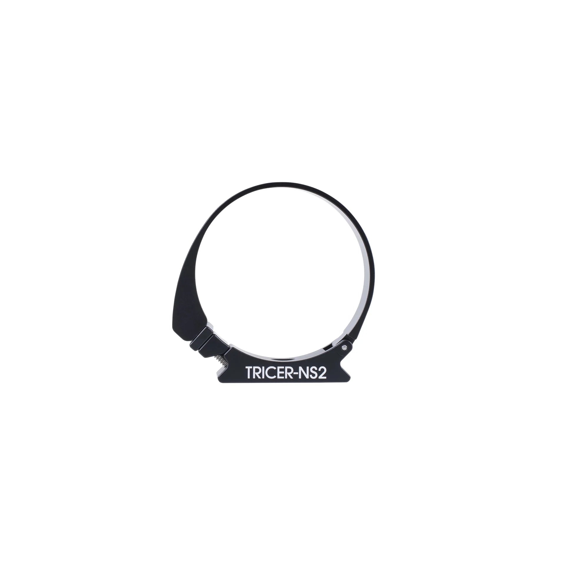 Black Arca-Swiss adapter with 'TRICER-NS2' branding on a white background